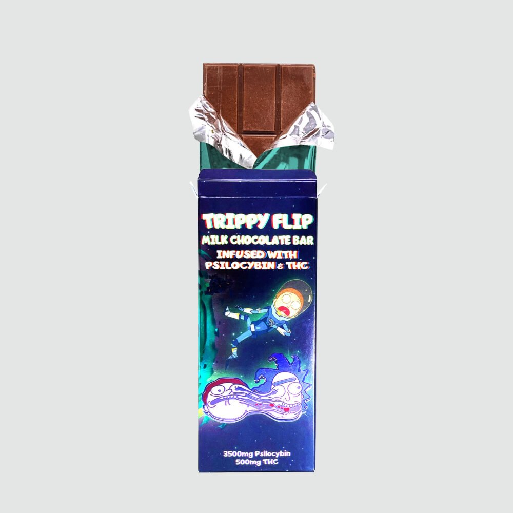 Trippy Flip Mushroom Chocolate Bars